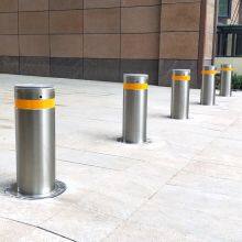 UPARK Manual Stainless Steel 304 Bollard Traffic Barrier With Warning LED Light for Parking thumbnail-1