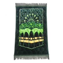 Custom Muslim Prayer Carpet Embossed Design with Separate Packaging Memory Foam Rug Islam Gifts  Prayer Mat