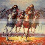 New Handmade Horse Riding Wall Art Canvas Oil Painting 50*60cm JH-323 Wholesale Cheapest Factory Direct thumbnail-1