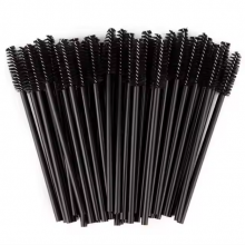 50pcs Cheap Disposable Nylon Mascara Wands and Eyelashes Curler in Portable Cosmetiquera Eyelashes Brush Free Samples thumbnail-5