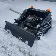 Vigorun Tech VTLM800 Remote Operated Crawler Lawn Cutting Machine Long Distance Remote Control Multitasker With Snow Shovel thumbnail-3