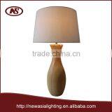 2016chinese Factory Newest Design Raw Wood Table Lamp , Simple Table Lamp thumbnail-1