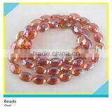 10 mm Green Crystal Stone Faceted Rondelle Glass Beads Strands For Decoration thumbnail-5
