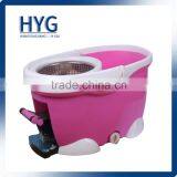 360 Easy Clean Rotating Spin Hurricane Mop Micro fiber Head Bucket Pedal