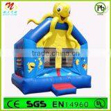 Bouncer Type and Plato PVC Material Octopus Cheap Inflatable Bouncer