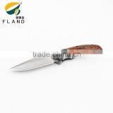 2015 Good Quality With Rose Wood Handle Stainless Steel Handmade Hunting Knife
