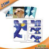 Plastic Printing Triple Shopper Card