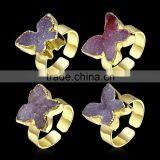 2016 Latest Gold Ring Designs, Natual Stone Gold Rings thumbnail-6