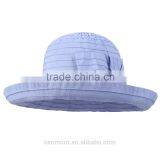 Ladies Fashion Summer Beach Printed Sombrero Big Brim Straw Hats thumbnail-4