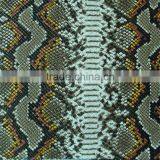 Printing Embossed Snake Skin Washed Pattern and PU Material Decorative Artificial Leather for Handbags thumbnail-3