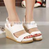 Wholesale China Women Shoes High Heels Sexy New Design Women Wedge Sandals  thumbnail-1