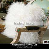 Luxury 100% Real Tibetan Mongolian Lamb Skin Fur Pillow Cover/ Pillow Case thumbnail-2