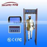 Airport Subway Door Frame Metal Detector , Walk Through Metal Detectors Gates