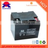 Factory price 12v 38ah UPS battery inverter Solar battery