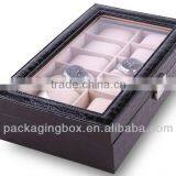 Wooden Watch Box Set With Leather Cover thumbnail-1