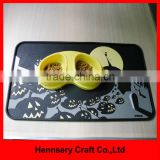 rubber OEM design logo pet mat anti-slip pet food mat