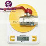 GLD 5PCS/LOT Hot Sale 1/4" Double Male Ball Valve External Thread ,brass Ball Valve ,copper Valve , thumbnail-3