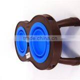 Collapsible Double Silicone Pet Bowl 100% Food Grade Non-toxic Foldable thumbnail-3