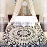 Indian Elephant Hippie Wall Hanging Mandala Tapestry thumbnail-1