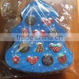 Christmas Tree Shaped Snack Tin Box