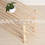 Natural Chinese Fir Wood Made Shoe Cabinet,cheap Wholesale Display Shoe Racks thumbnail-4