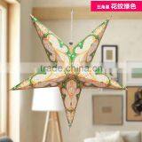 Wedding Decoration Home Decoration Handmade Shining Star Lamp Paper Star Lantern Glitter Star Lamp Led Decoration Light thumbnail-2