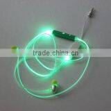 Cool Led Shining Light Stereo Earbuds With Micro for Mobile Devices From Shenzhen Factory thumbnail-1