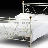 Julian Bowen Cadiz 4ft6 Double Ivory Metal Bed thumbnail-1