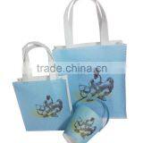 Folk Art Printed Chicken Daily Grocery Women Shopping Bag thumbnail-3