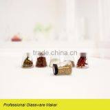 Best Buy 6pcs Glass Condiment Set With Black Lid thumbnail-1