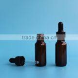 15ml Glossy Glass Boston Round Bottle With Dropper