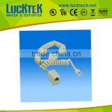 RJ11 / RJ12 Telephone Spring Extension Cord Cable to Jack Box With 6P2C / 6P4C / 6P6C thumbnail-1