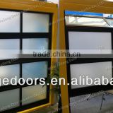 Aluminum Transaprent Doors -- Available with Armored glass, Tempered glass, Ground-glass, PVC plexiglass