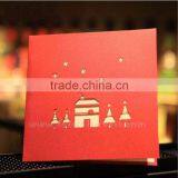 3d Pop up Handmade Christmas Happy Christmas Garden Tree & Snowflake Creative Kirigami & Origami Christmas Card thumbnail-4