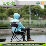 Fashionable outdoor portable kids folding fishing chair with rod holder