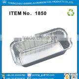 Packaging for Cake Loaf Pan Restaurant Take Away Aluminium Foil Container With Lid