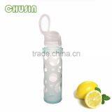Wholesale Glass Water Bottle With PP Lid and Silicone Sleeve 100% BPA FREE and Food Grade thumbnail-1