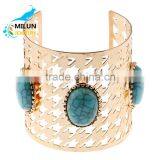 Latest Design High Quality Punk Style Iron Cuff Bangle Bracelet For Women thumbnail-1