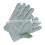 Safety cow split leather wing thumb welding glove