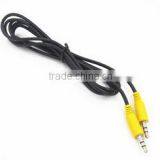 yellow color 3.5mm male to 3.5mm male audio cable top quality cabletolink