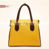 2016 Fashion Novelty PU Tote Bag for Women Shopping Leather Daily Bag thumbnail-3