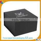 Black Rigid Paper Packaging Vintage Stetson Hat Box thumbnail-3