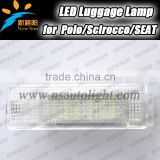 7000K super white car led luggage compartment light for Passat, for Tiguan for SEAT, for Altea, for Cordoba car led luggage lamp