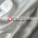 100% polyester 32S Viscose Twill fabric dyed in snow whtie color