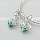 Fashionable Heart Shape Design Gemstone Charm Pendant Bracelet Jewelry thumbnail-6