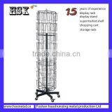 Wire Metal Book /CD/DVD/post Cards Display Rack /spinner Rack HSX-057