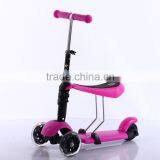 3 in 1 Mini Kids Kick Scooter With Seat for Sale thumbnail-3