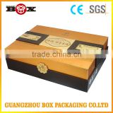 Paper box for tea bag package with high quality satin