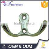 Hot Sale Zinc Alloy Toilet Double Coat Hook thumbnail-3