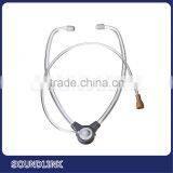 Hearing protection transparent plastic listen tube stethOscope with couple